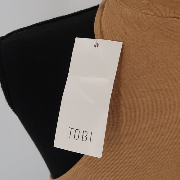 TOBI Women's Tan Cropped Tank Size Medium NWT - Picture 8 of 8